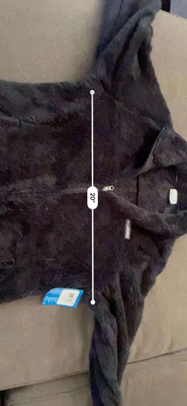 Columbia Cloudy Day Fleece Full Zip Jacket Size L Black - Picture 5 of 6